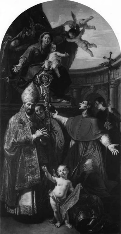 Madonna e i Santi Martino vescovo e Carlo Borromeo - Tolmezzo, Duomo di san Martino